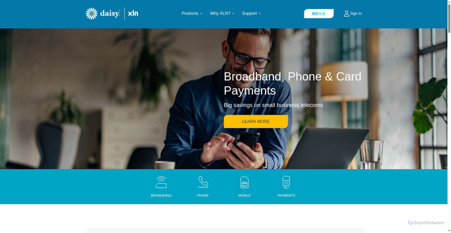 Security scan screenshot of https://www.xln.co.uk/