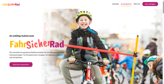 Security scan screenshot of https://fahrsicherrad.at