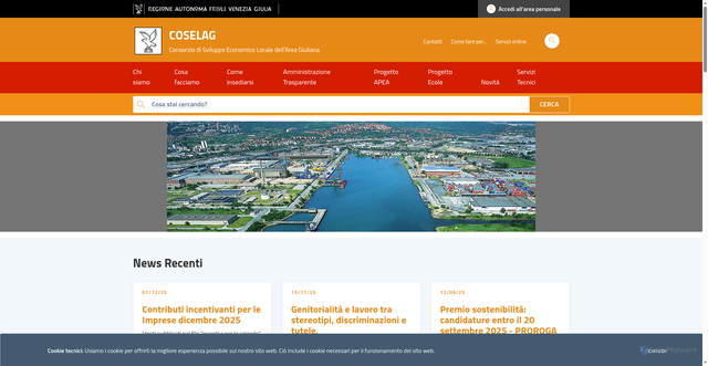 Security scan screenshot of https://www.coselag.it/