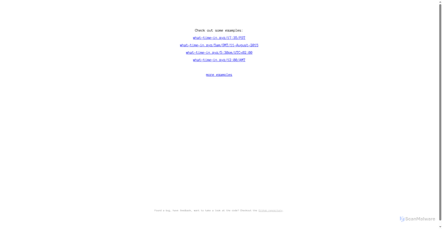 Security scan screenshot of https://what-time-in.xyz