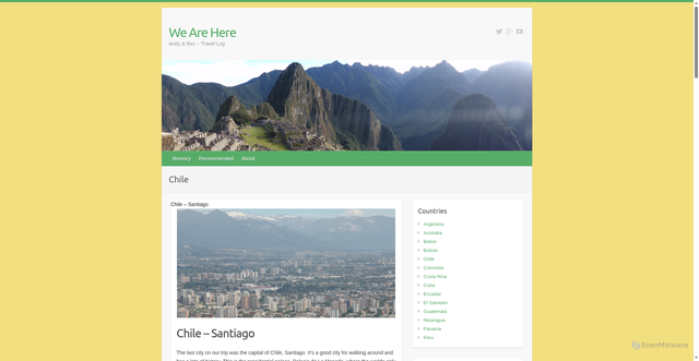 Security scan screenshot of https://wearehe-re.pages.dev/category/chile/