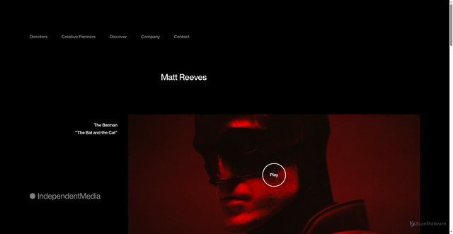 Security scan screenshot of https://www.independentmediainc.com/directors/matt-reeves