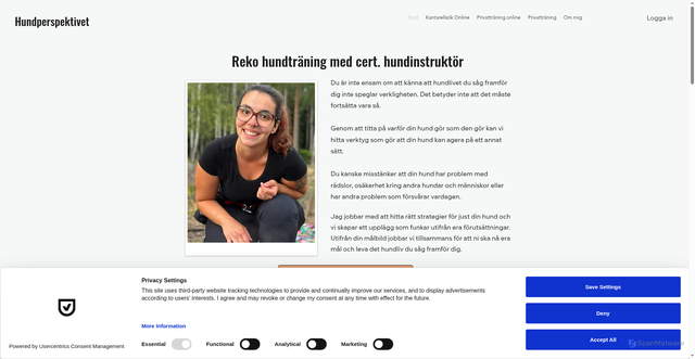 Security scan screenshot of https://modigatassar.se