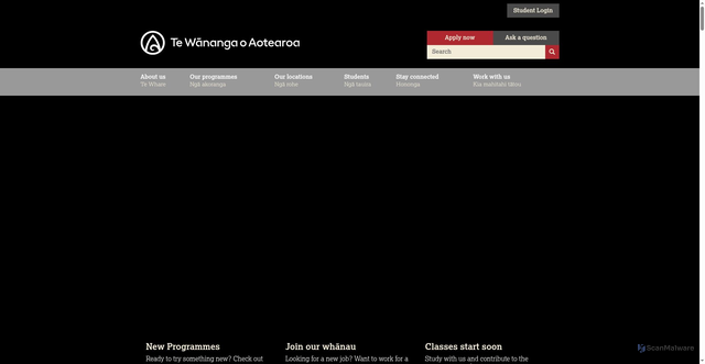 Security scan screenshot of https://www.twoa.ac.nz/