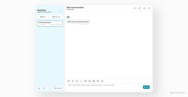 Security scan screenshot of https://chatgpt-next-web-y8s7fzdj5r.edgeone.dev/