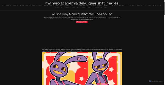 Security scan screenshot of https://idunkareblog-dpiaywv6v2at.edgeone.app/allisha-gray-married.html
