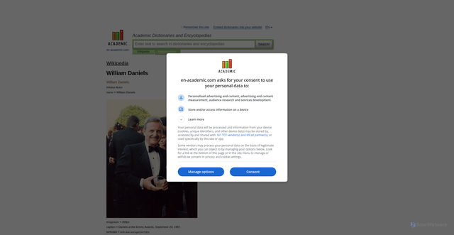 Security scan screenshot of https://en-academic.com/dic.nsf/enwiki/351003
