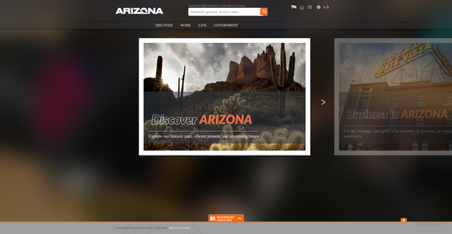 Security scan screenshot of https://az.gov/