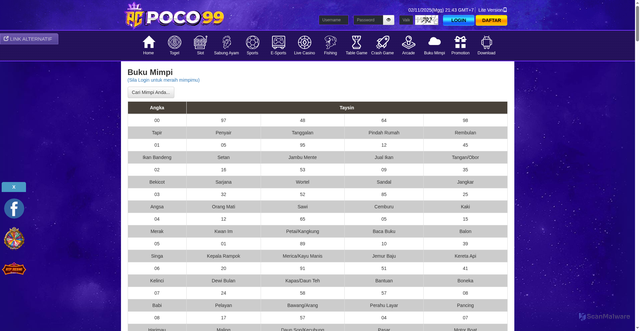 Security scan screenshot of https://pocoresmi.pro/desktop/bukumimpi