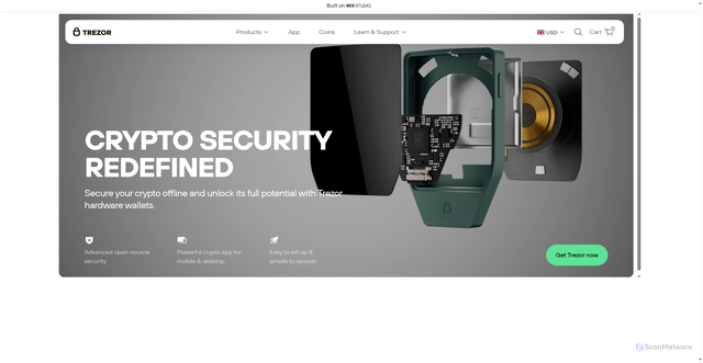 Security scan screenshot of https://trejoriostarts.wixstudio.com/en-us