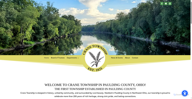 Security scan screenshot of https://www.cranetwppcohio.gov/