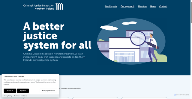 Security scan screenshot of https://www.cjini.org/