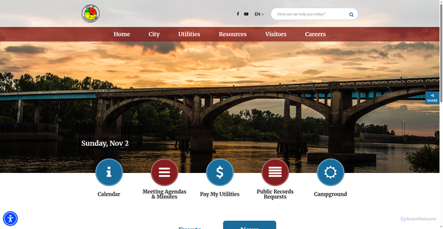 Security scan screenshot of https://chattahoocheefl.gov/
