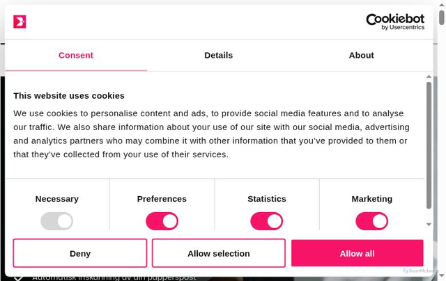 Security scan screenshot of https://billo.life/