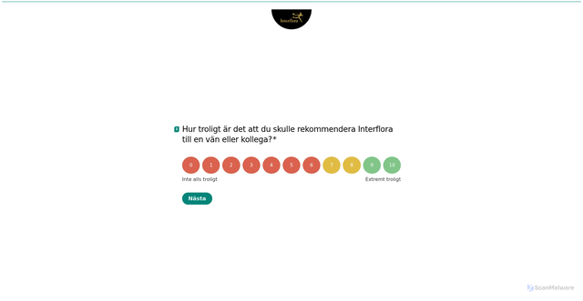 Security scan screenshot of https://interflorafr.typeform.com/to/lq4GyKjq?order_id=9513833&sc_src=email_1423351&sc_lid=204058363&sc_uid=T28HxYXzrx&sc_llid=79624&utm_medium=crm&utm_source=email&sc_customer=75e68f4ca67c1c7bc5a9cef1278ad33fcbc43c0670cbdab0cc21cb5c2e19022c&utm_campaign=ifse_email_service_relaunch-satisfactionsurvey