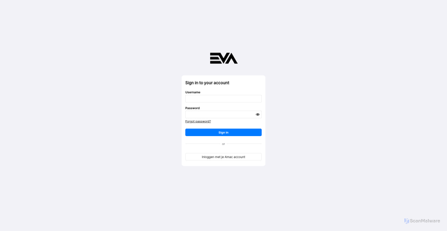 Security scan screenshot of https://euw.amac.prod.eva-online.cloud
