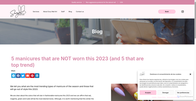 Security scan screenshot of https://surynailart.com/tendencias/5-manicures-that-are-not-worn-this-2023-and-5-that-are-top-trend/