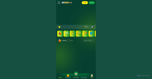 Security scan screenshot of https://brgiro.xin/