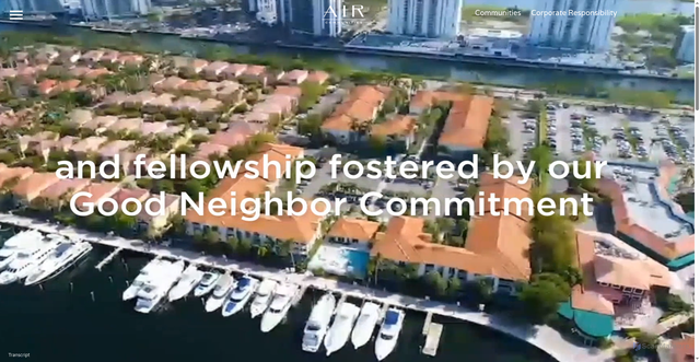 Security scan screenshot of https://aircommunities.com