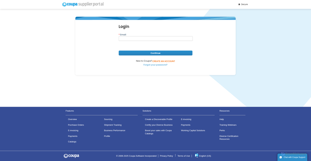 Security scan screenshot of https://supplier.coupahost.com/