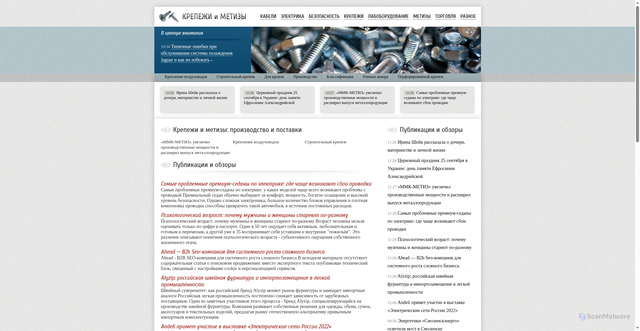 Security scan screenshot of https://muzhzdrav.ru