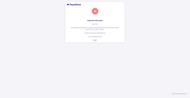 Security scan screenshot of https://customer.cc.at.paysafecard.com