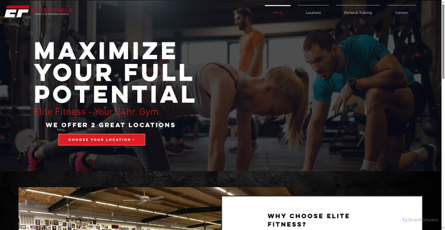 Security scan screenshot of https://www.ncelitefitness.com/