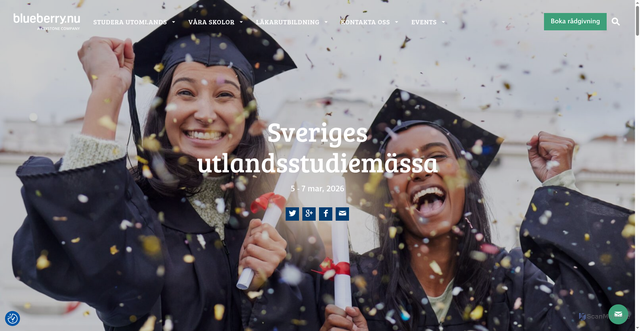 Security scan screenshot of https://www.blueberry.nu/events-utlandsstudier/sveriges-utlandsstudiemassa/?utm_source=zoho&utm_medium=riktat&utm_campaign=leads-susm-26