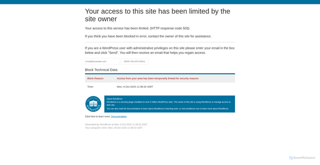 Security scan screenshot of https://sebt.ohio.gov/