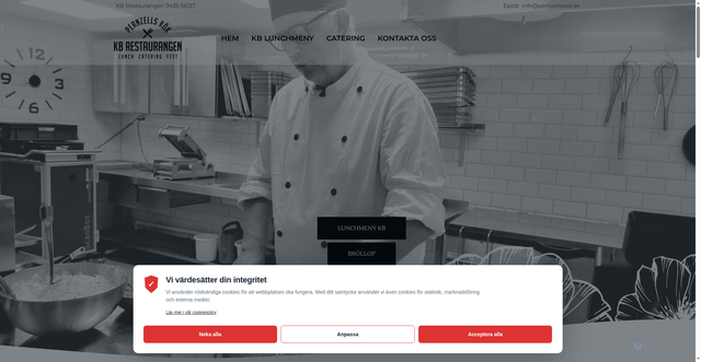 Security scan screenshot of https://kbrestaurangen.se