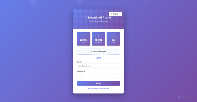 Security scan screenshot of https://generatorx.byethost17.com/