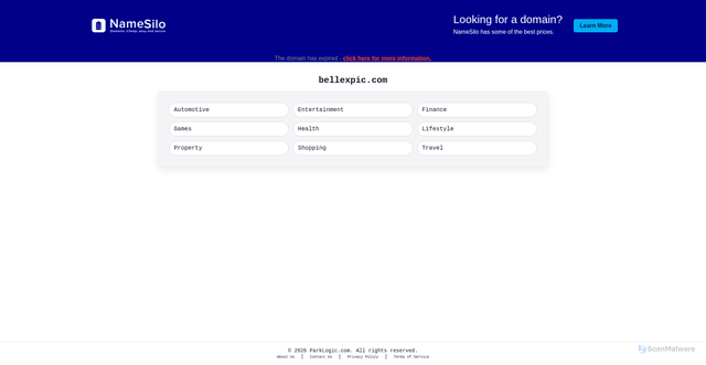Security scan screenshot of https://img.bellexpic.com