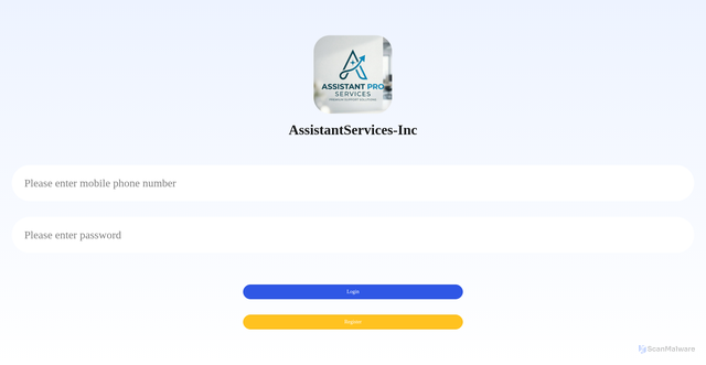 Security scan screenshot of http://assistantservices-inc.com/