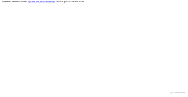 Security scan screenshot of https://omnipage.com