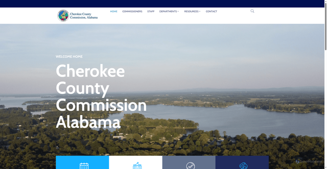 Security scan screenshot of https://cherokeecounty-al.gov/