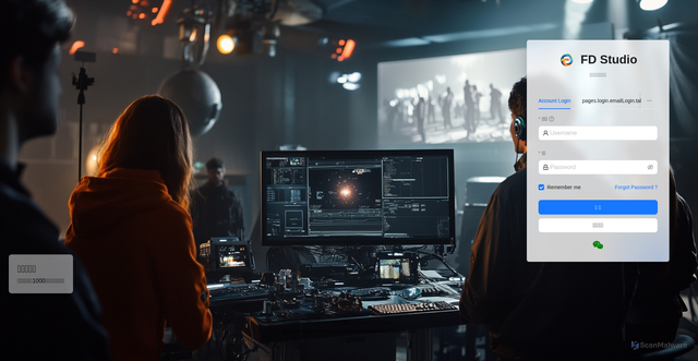 Security scan screenshot of https://fd-studio-cn-dobhu8tosj.edgeone.dev/