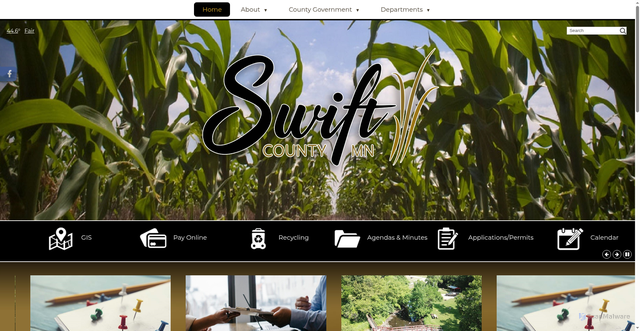Security scan screenshot of https://swiftcounty.gov/
