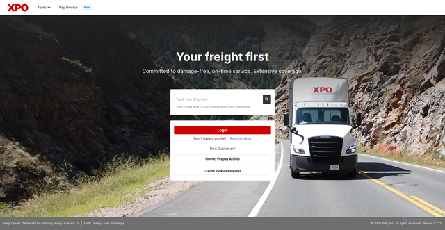 Security scan screenshot of https://ltl.go.xpo.com