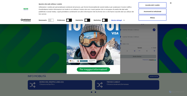 Security scan screenshot of https://mobilitadimarca.it/
