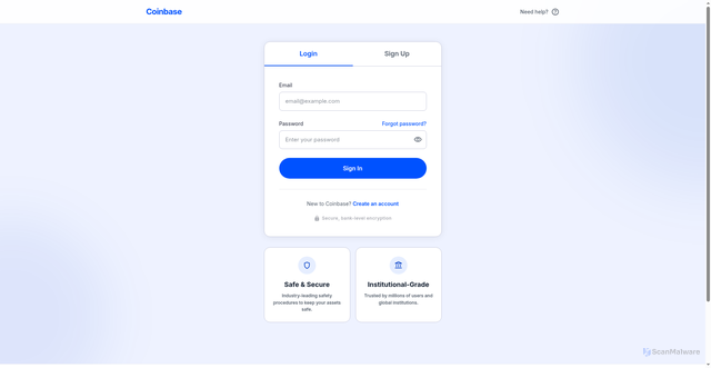 Security scan screenshot of https://coinbaise.vercel.app/assets