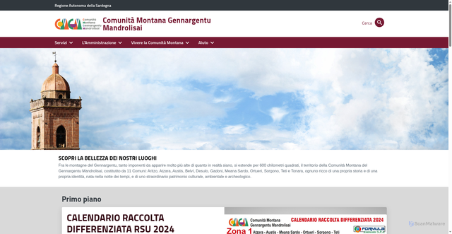 Security scan screenshot of https://www.gennargentumandrolisai.it/