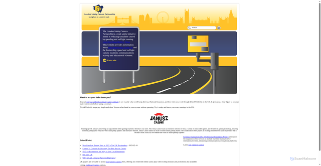 Security scan screenshot of http://lscp.org.uk/