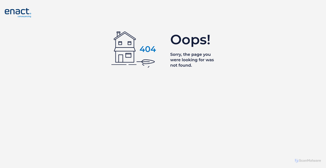 Security scan screenshot of https://tracker.enact.co.uk