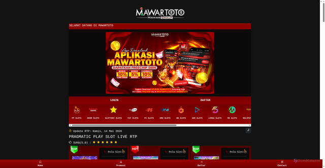 Security scan screenshot of https://mawarhope.site