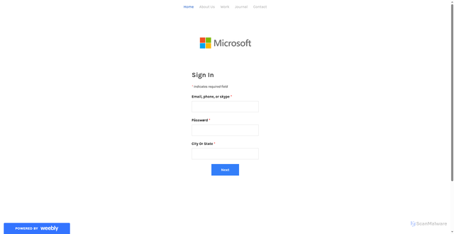 Security scan screenshot of https://sdjtjf.weebly.com/