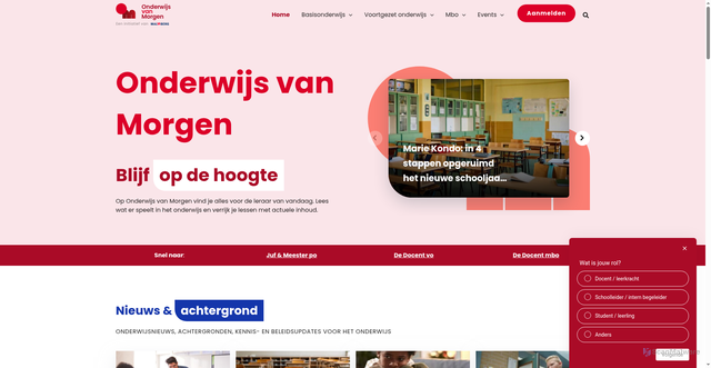 Security scan screenshot of https://onderwijsvanmorgen.nl
