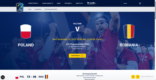 Security scan screenshot of https://www.rugbyeurope.eu/competitions/season-2526/xv-competitions/u20-championship-2025/poland-v-romania-ranking-semifinals/