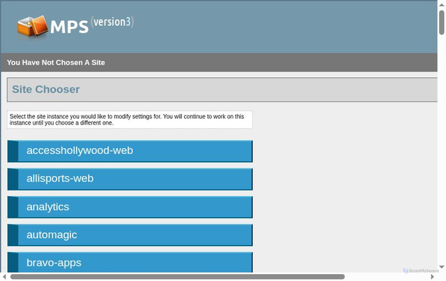 Security scan screenshot of https://mps.nbcuni.com/