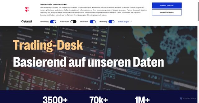 Security scan screenshot of https://kursdaten.n-tv.de
