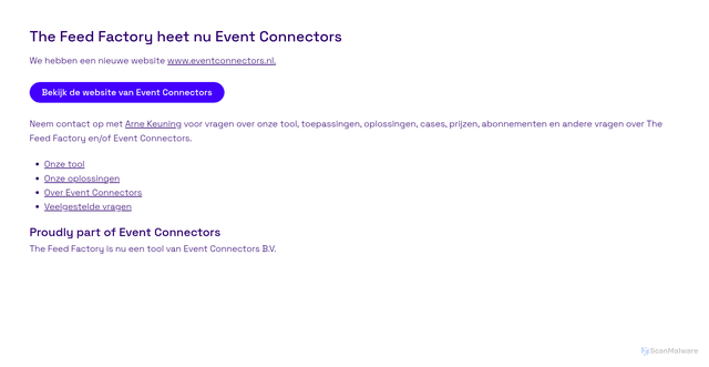 Security scan screenshot of https://thefeedfactory.nl